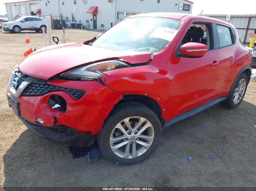 Vin: jn8af5mv7gt655100, lot: 46215518, nissan juke s 20162