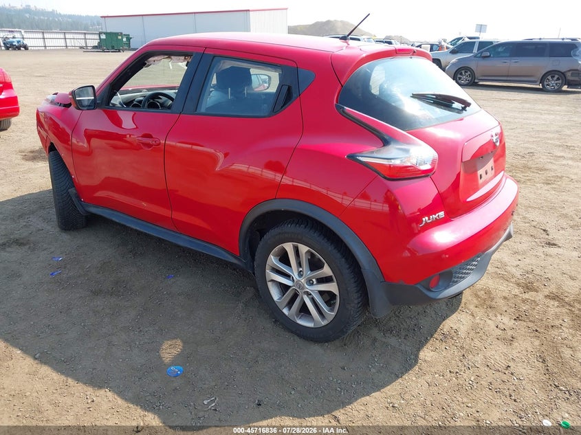 Vin: jn8af5mv7gt655100, lot: 46215518, nissan juke s 20163