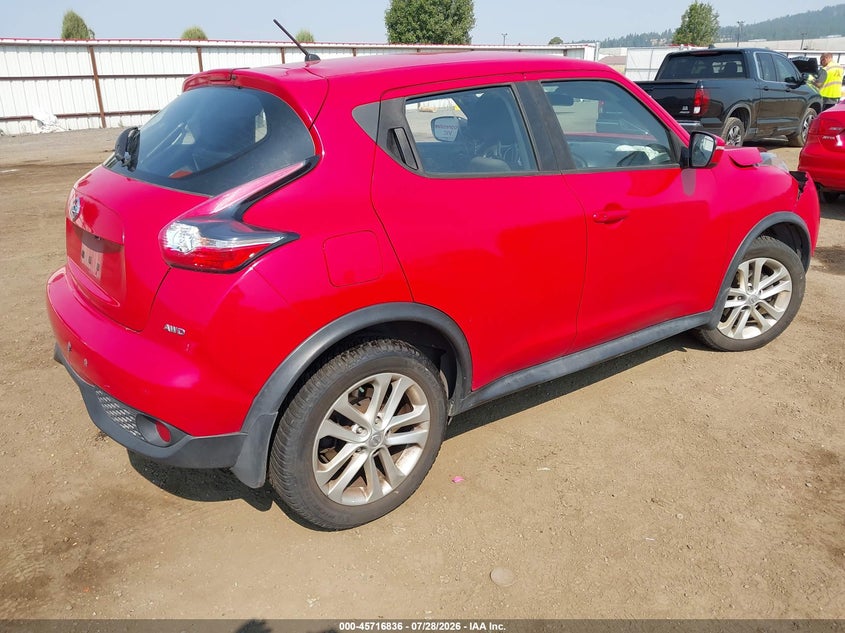 Vin: jn8af5mv7gt655100, lot: 46215518, nissan juke s 20164