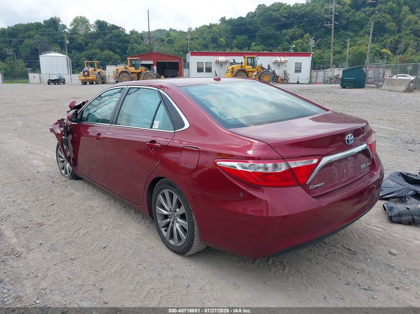 Vin: 4t1bd1fk1gu190837, lot: 46215533, toyota camry hybrid xle 20163