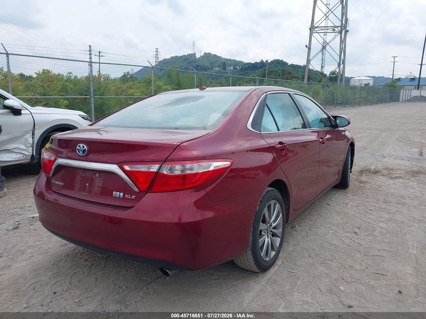 Vin: 4t1bd1fk1gu190837, lot: 46215533, toyota camry hybrid xle 20164
