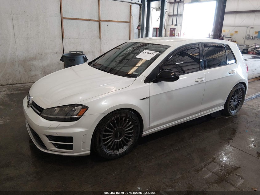 Vin: wvwwf7au6hw171847, lot: 46215561, volkswagen golf r 4-door w/dcc   navigation 20172
