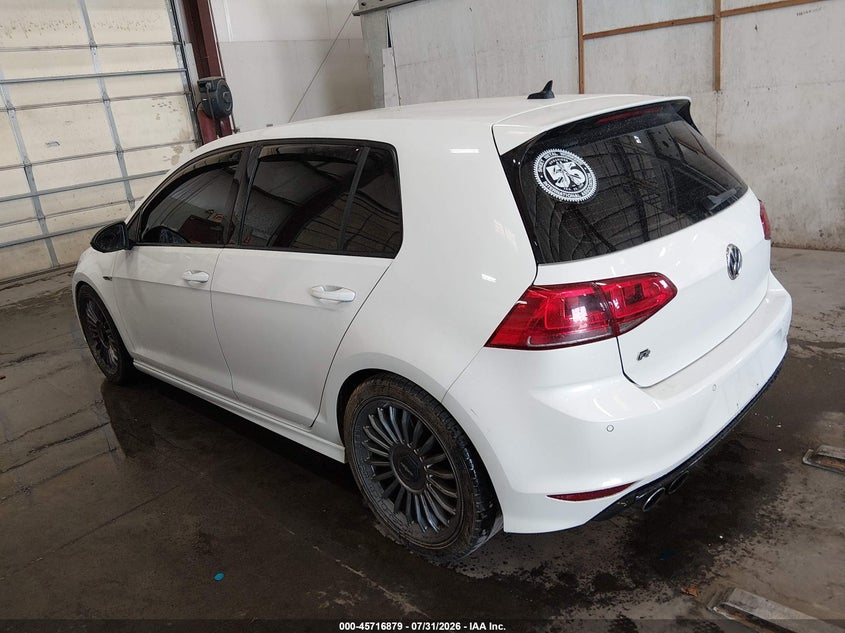 Vin: wvwwf7au6hw171847, lot: 46215561, volkswagen golf r 4-door w/dcc   navigation 20173