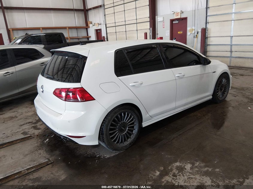 Vin: wvwwf7au6hw171847, lot: 46215561, volkswagen golf r 4-door w/dcc   navigation 20174