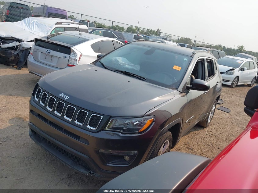 Vin: 3c4njdbb4jt255926, lot: 46215567, jeep compass latitude 4x4 20182