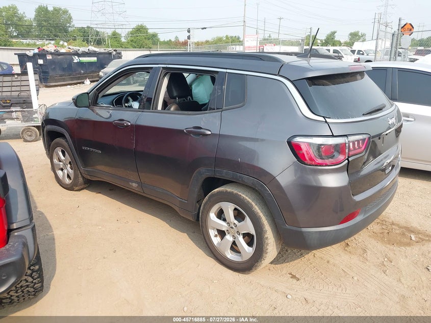 Vin: 3c4njdbb4jt255926, lot: 46215567, jeep compass latitude 4x4 20183