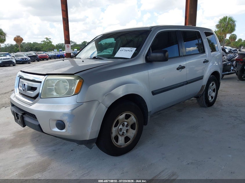 2010 HONDA PILOT auction photo 2