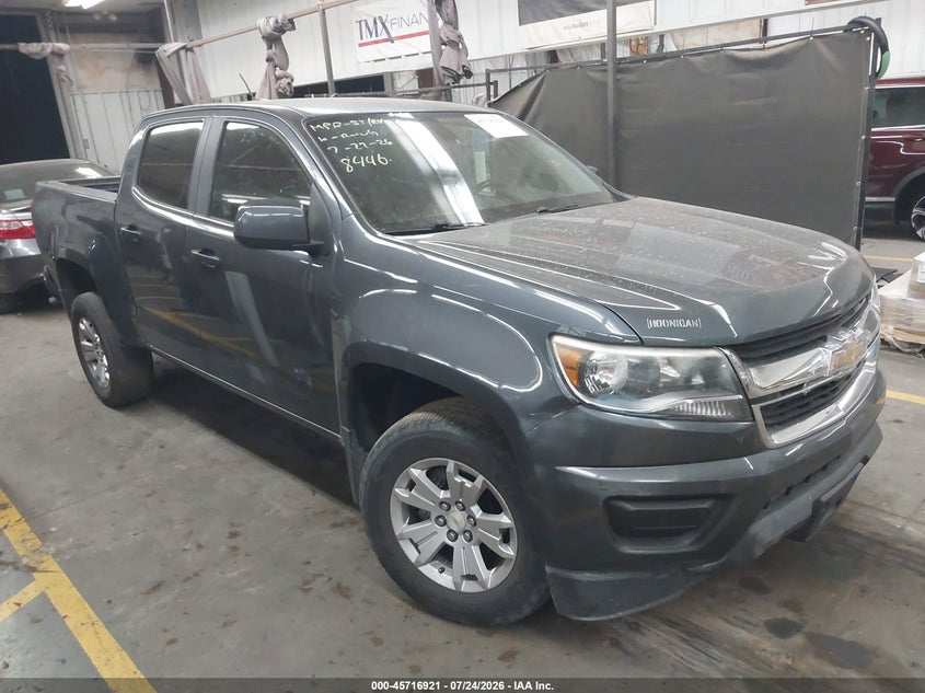 2016 Chevrolet Colorado Lt VIN 1GCGSCE36G1345955