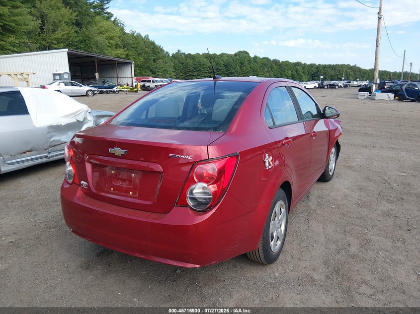 Vin: 1g1ja5sgxe4239749, lot: 46215612, chevrolet sonic ls auto 20144