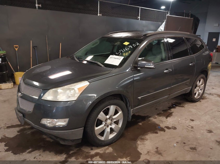 2009 Chevrolet Traverse, Engine Damage, IAAI, VIN 1GNER33D29S128311 — photo 2