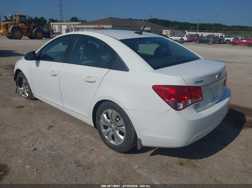 Vin: 1g1pa5sh7d7225663, lot: 46215619, chevrolet cruze ls auto 20133