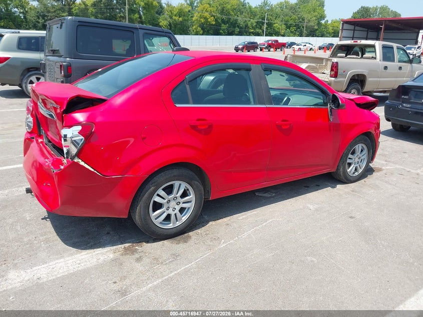 Vin: 1g1jc5sh0f4220650, lot: 46215629, chevrolet sonic lt auto 20154