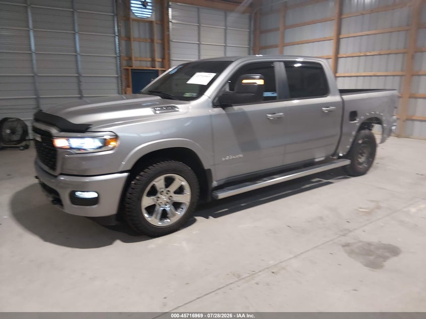 Vin: 1c6srffp2tn167514, lot: 46215651, ram 1500 big horn  4x4 5'7 box 20262