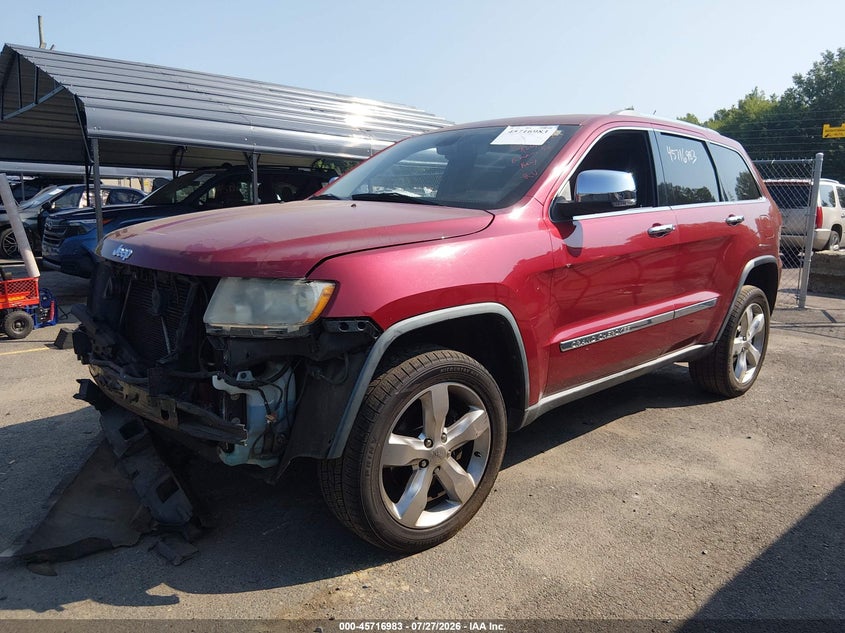 Vin: 1c4rjfcgxcc176539, lot: 46215665, jeep grand cherokee overland 20122