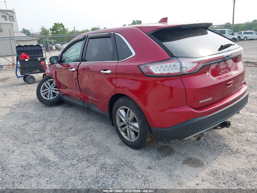 Vin: 2fmpk3j8xjbc19252, lot: 46215675, ford edge sel 20183