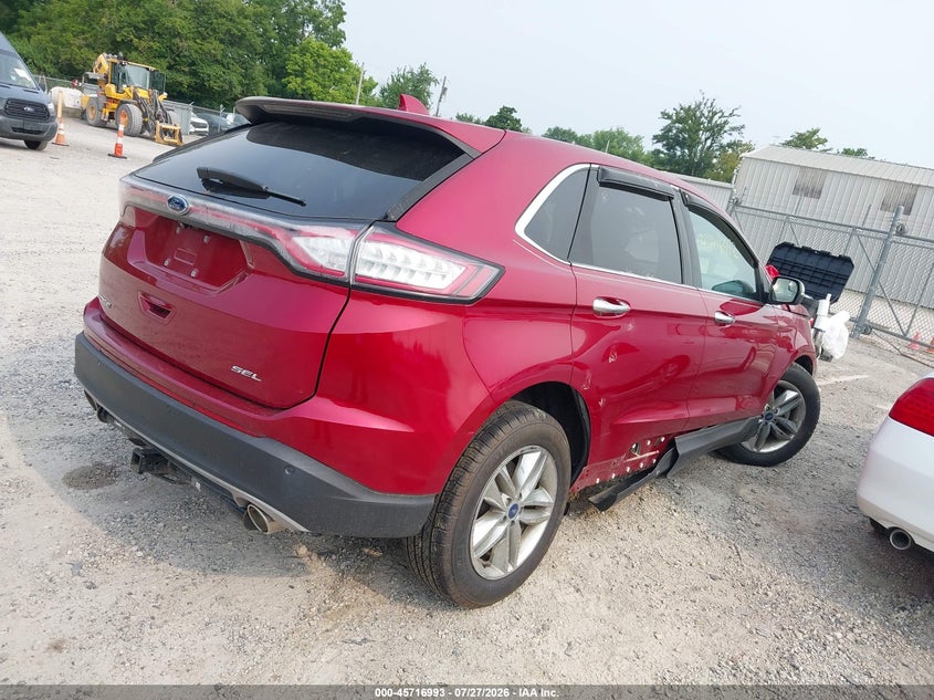 Vin: 2fmpk3j8xjbc19252, lot: 46215675, ford edge sel 20184