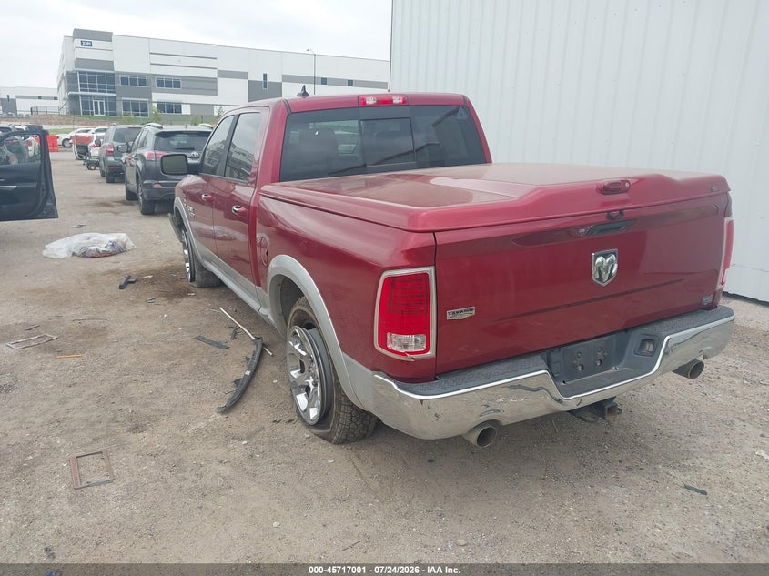 Vin: 1c6rr6nt4ds650731, lot: 46215683, ram 1500 laramie 20133