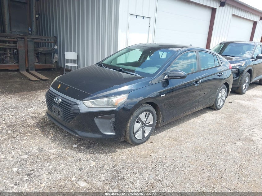 2018 Hyundai Ioniq Hybrid Blue, Normal Wear & Tear, IAAI, VIN KMHC65LC8JU076487 — photo 2