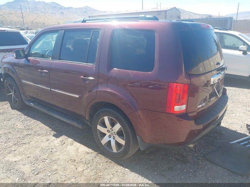 Vin: 5fnyf4h91cb031629, lot: 46215728, honda pilot touring 20123