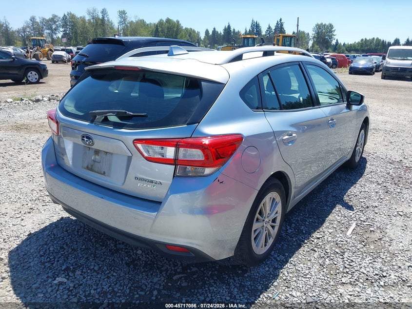 Vin: 4s3gtad69h3740635, lot: 46215738, subaru impreza 2.0i premium 20174