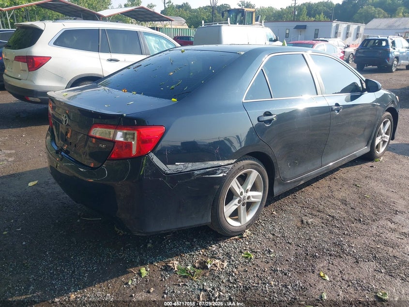 Vin: 4t1bf1fk8cu508019, lot: 46215740, toyota camry se 20124