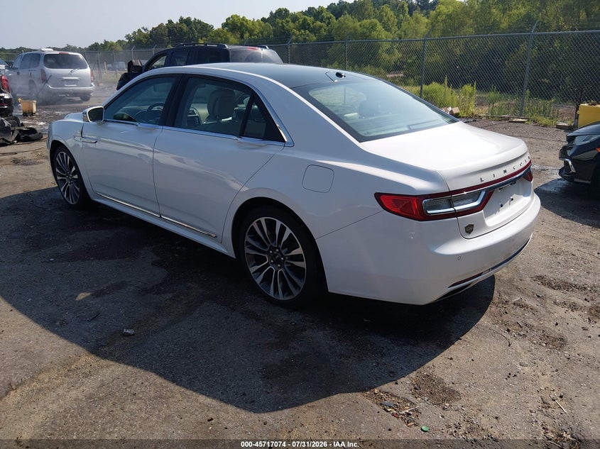 Vin: 1ln6l9sk3h5627273, lot: 46215756, lincoln continental select 20173