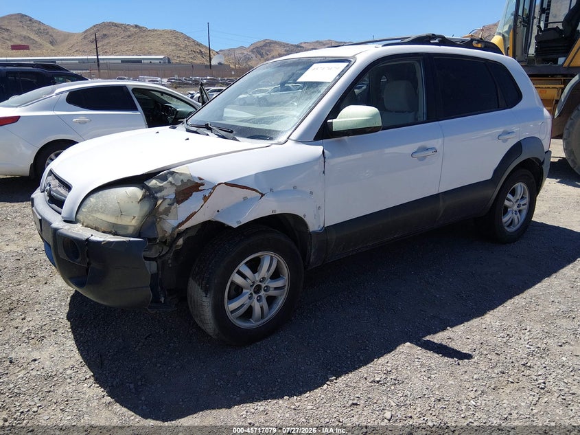 2007 Hyundai Tucson, Звичайний знос, IAAI, VIN KM8JN12D27U509100 — фото 2