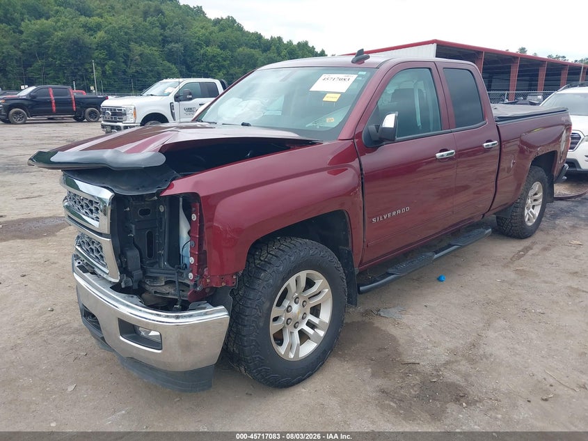 Vin: 1gcvkrec5fz162153, lot: 46215765, chevrolet silverado 1500 lt 20152