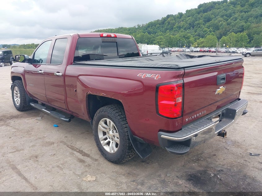 Vin: 1gcvkrec5fz162153, lot: 46215765, chevrolet silverado 1500 lt 20153