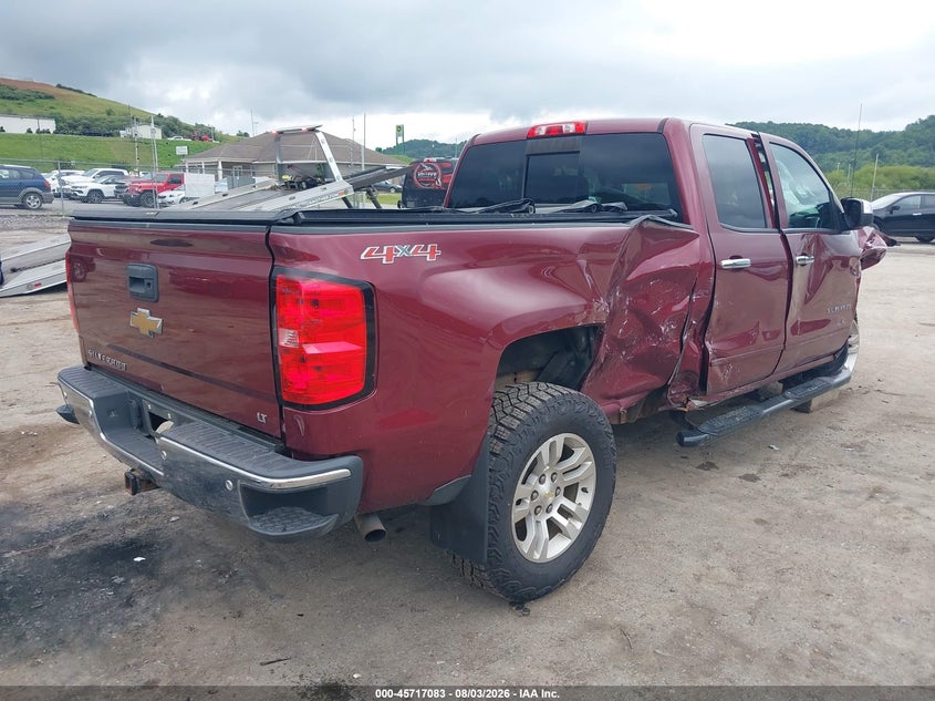 Vin: 1gcvkrec5fz162153, lot: 46215765, chevrolet silverado 1500 lt 20154