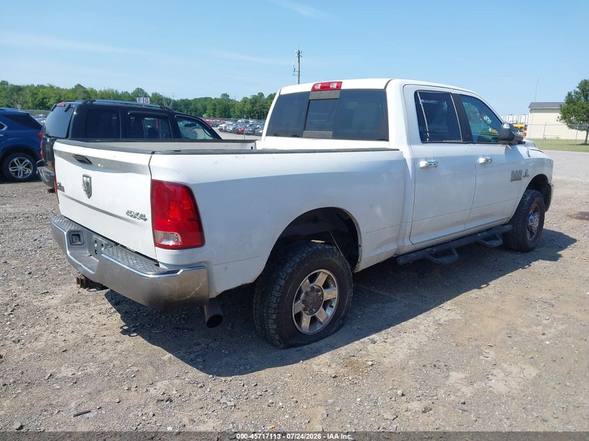 Vin: 3c6ur5dl5dg612583, lot: 46215795, ram 2500 big horn 20134