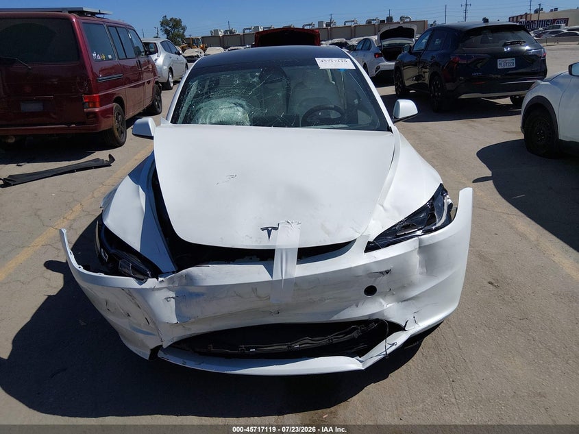 TESLA MODEL 3 2025 VIN 5YJ3E1EA7SF877434