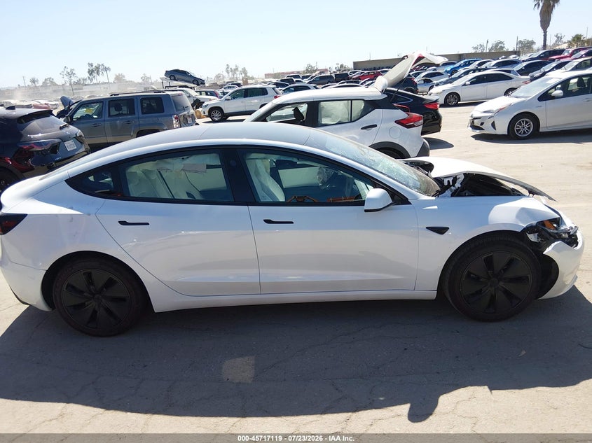 TESLA MODEL 3 2025 VIN 5YJ3E1EA7SF877434