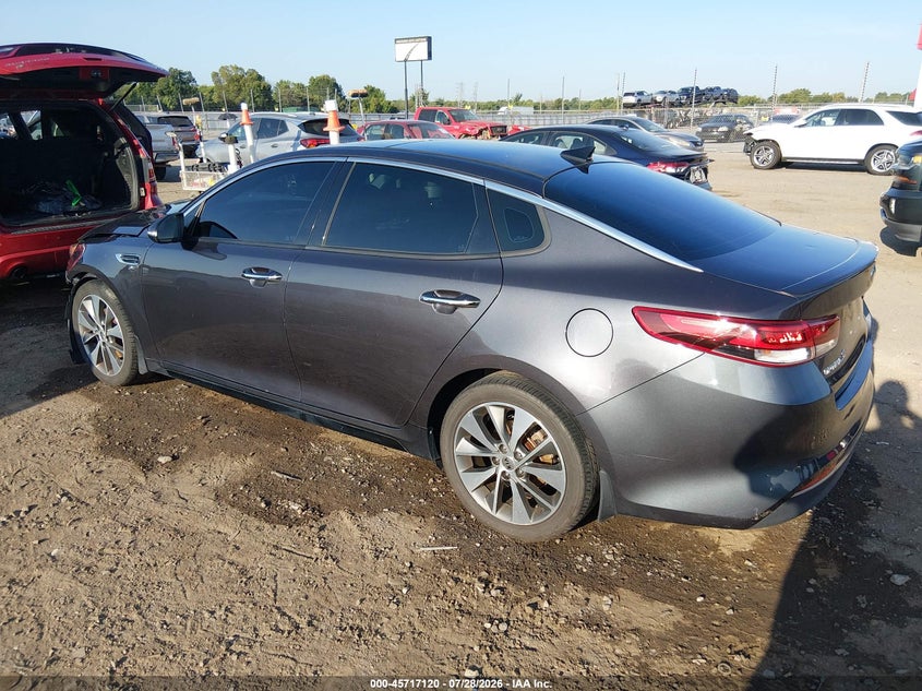 Vin: 5xxgt4l35jg255665, lot: 46215802, kia optima s 20183