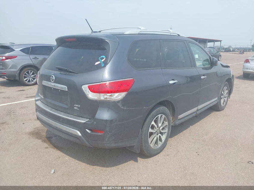 Vin: 5n1ar2mm7dc652553, lot: 46215807, nissan pathfinder sl 20134