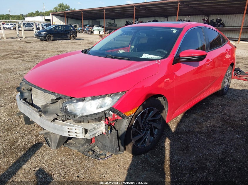 Vin: 2hgfc2f74hh570044, lot: 46215816, honda civic ex 20172