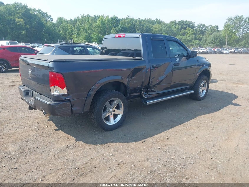 Vin: 1c6rr7ft1hs654410, lot: 46215829, ram 1500 express  4x4 6'4 box 20174