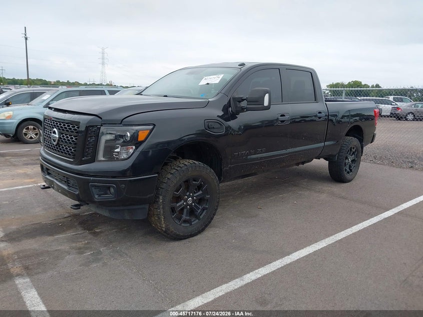 Vin: 1n6ba1f40jn520285, lot: 46215858, nissan titan xd sv diesel 20182