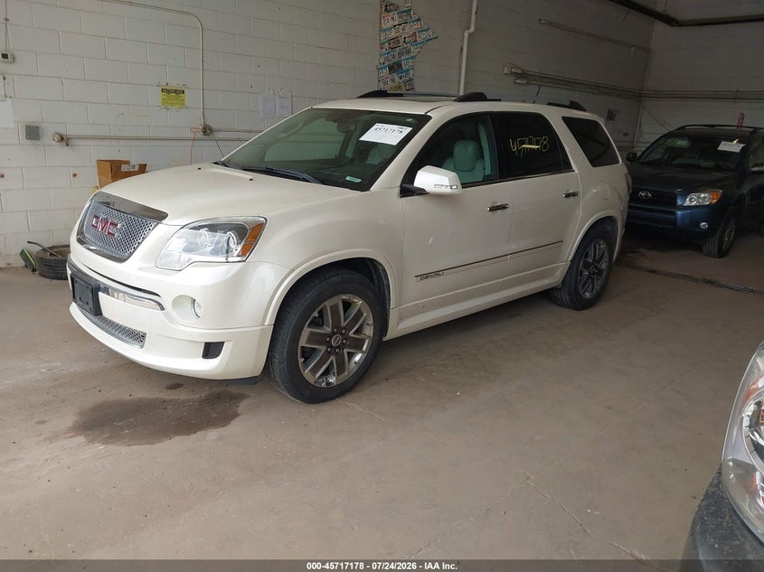 Vin: 1gkkvted2cj137645, lot: 46215860, gmc acadia denali 20122