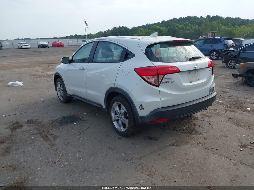 Vin: 3czru5h38gm741683, lot: 46215879, honda hr-v lx 20163