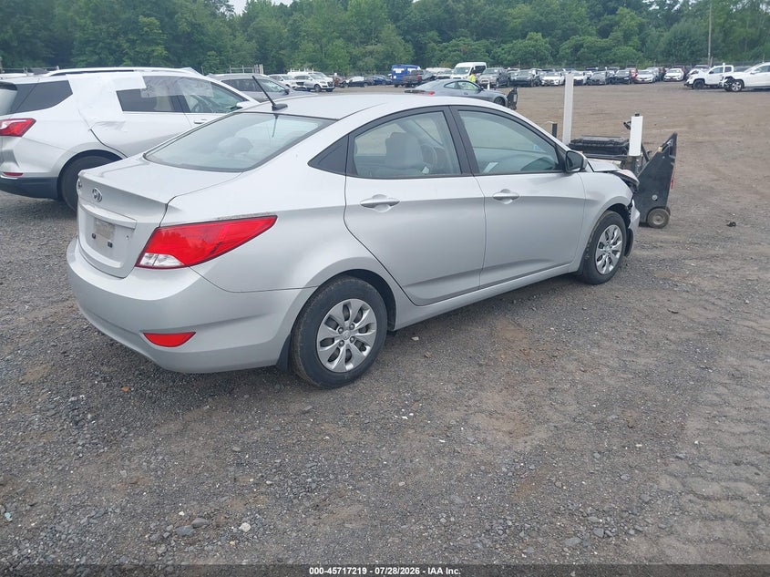 Vin: kmhct4ae5gu166888, lot: 46215901, hyundai accent se 20164