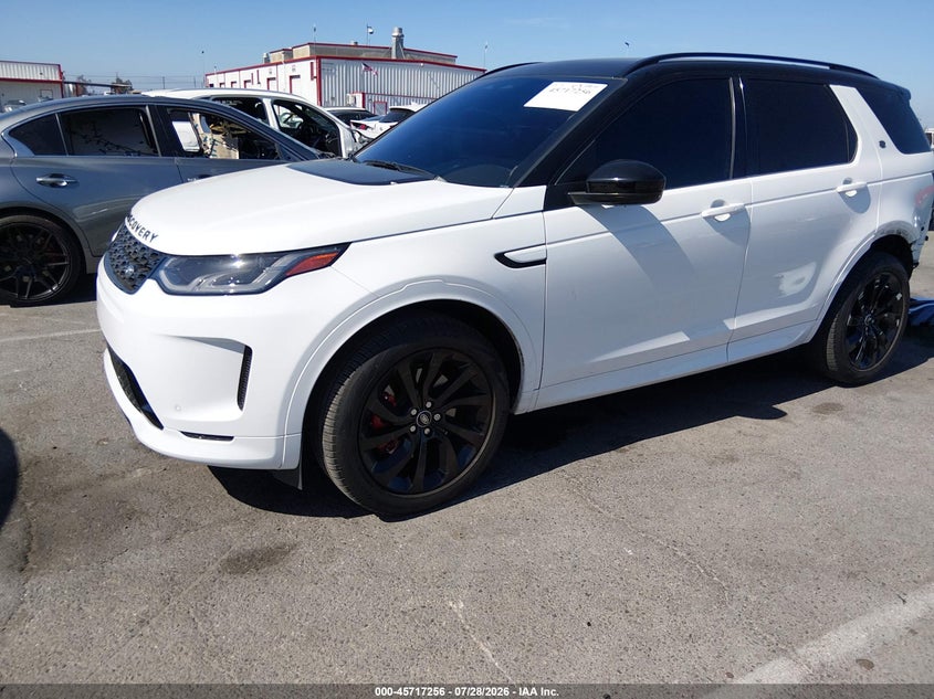 Vin: salcl2fx6ph337958, lot: 46215938, land rover discovery sport se r-dynamic 20232