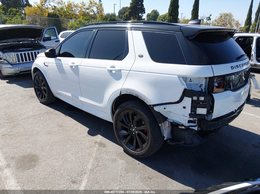 Vin: salcl2fx6ph337958, lot: 46215938, land rover discovery sport se r-dynamic 20233