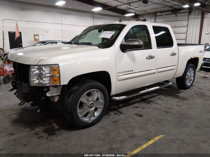 Vin: 3gcpkte70cg222490, lot: 46215947, chevrolet silverado 1500 ltz 20122