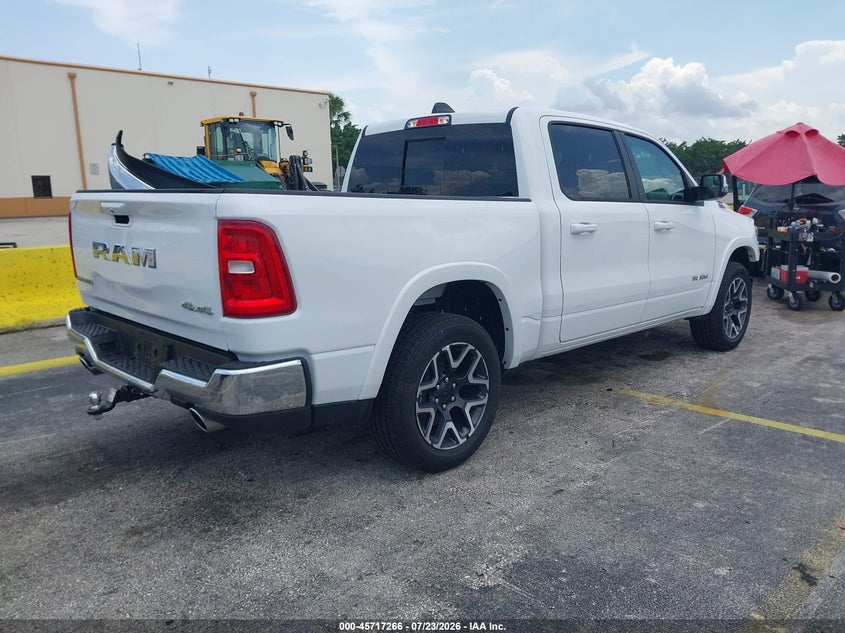 Vin: 1c6srfjp4tn369715, lot: 46215948, ram 1500 laramie  4x4 5'7 box 20264