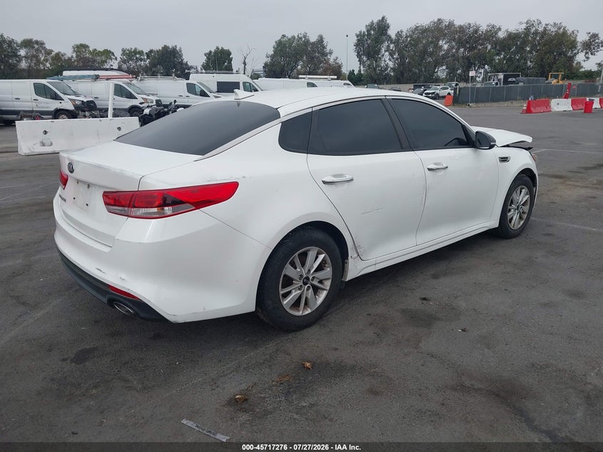 Vin: knagt4l3xg5101835, lot: 46215958, kia optima lx 20164