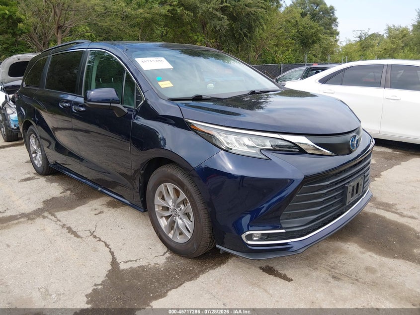 Vin: 5tdjskfc3ns044736, lot: 46215968, toyota sienna xle 2022 img_1