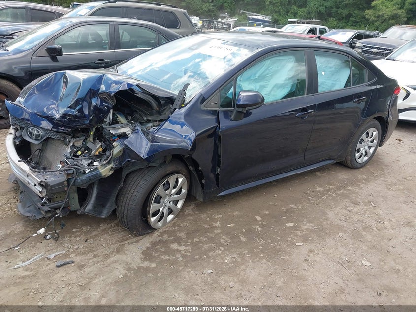Vin: 5yfeprae9lp035579, lot: 46215970, toyota corolla le 20202