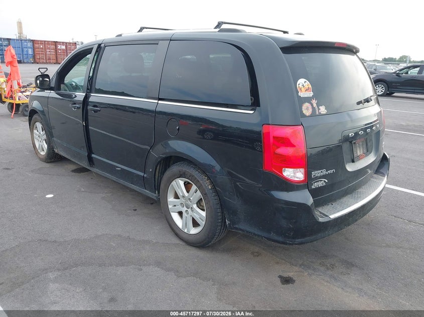 Vin: 2c4rdgcg8kr772395, lot: 46215979, dodge grand caravan sxt 20193