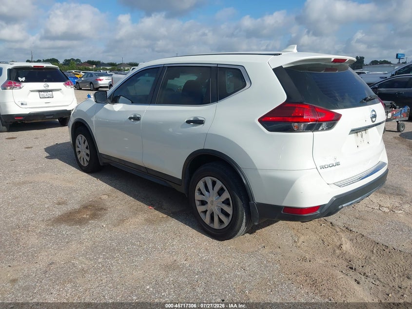 Vin: 5n1at2mt8hc865820, lot: 46215987, nissan rogue s 20173